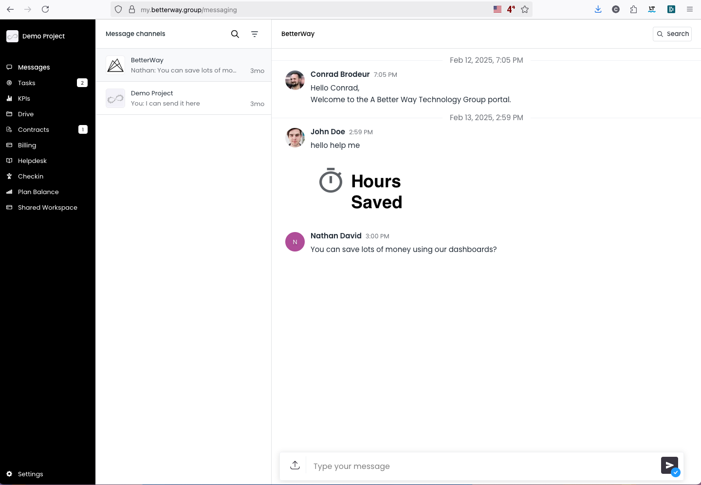 App screenshot
